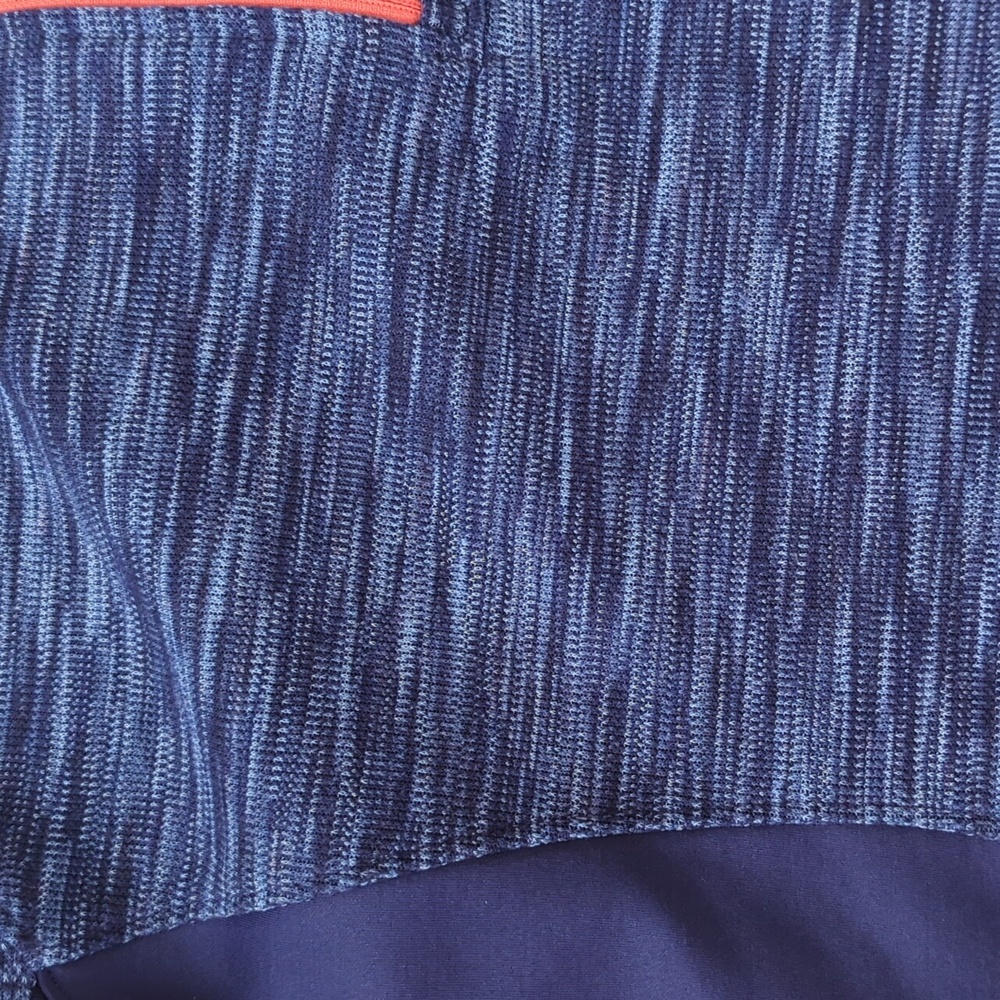 Columbia Sportswear Co. Quarter Zip Striped Long Sleeve Sweatshirt XL Blue - Picture 5 of 14